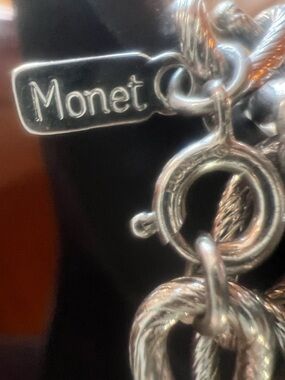 Monet Silver-Tone Chain necklace Monet - Silver long chain